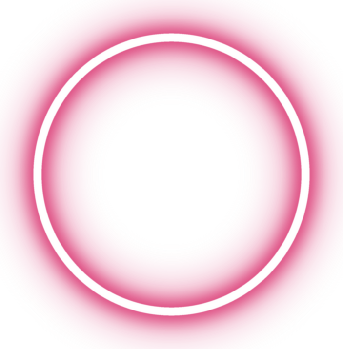 Pink Neon Circle Illusion